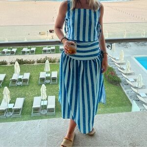 Blue Striped Set